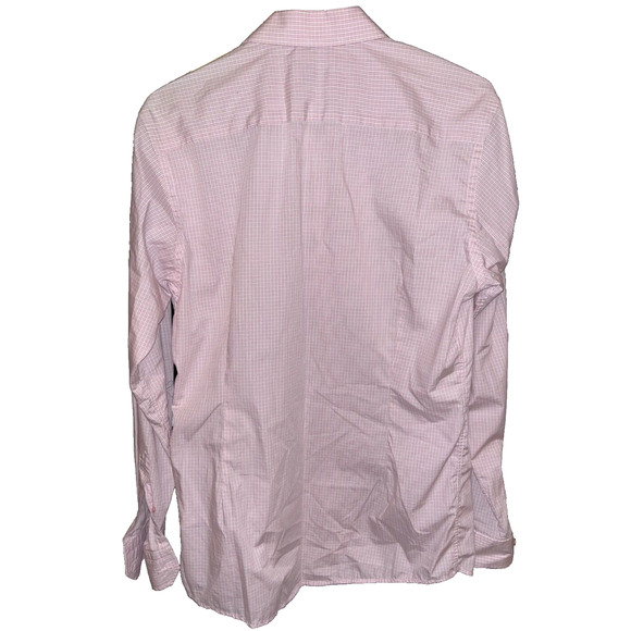 ETON Slim Button Down Dress Shirt Spread Collar Check/Plaid 17.5 44 - Picture 3 of 7